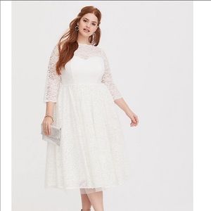 Torrid Special occasion dress in white
